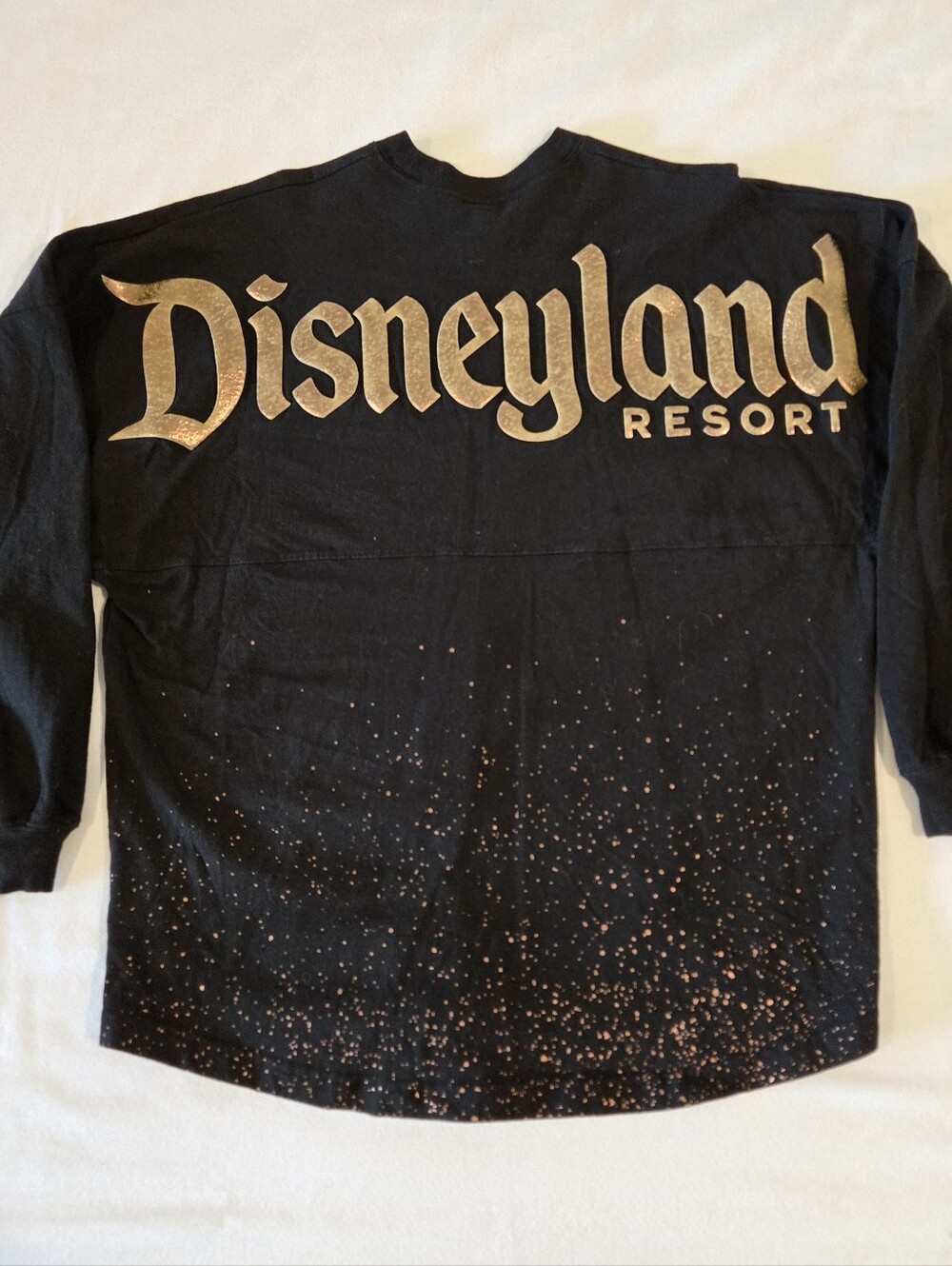 Disneyland Belle of the Ball Bronze Spirit Jersey Adult Medium Metallic Splatter - Picture 1 of 3
